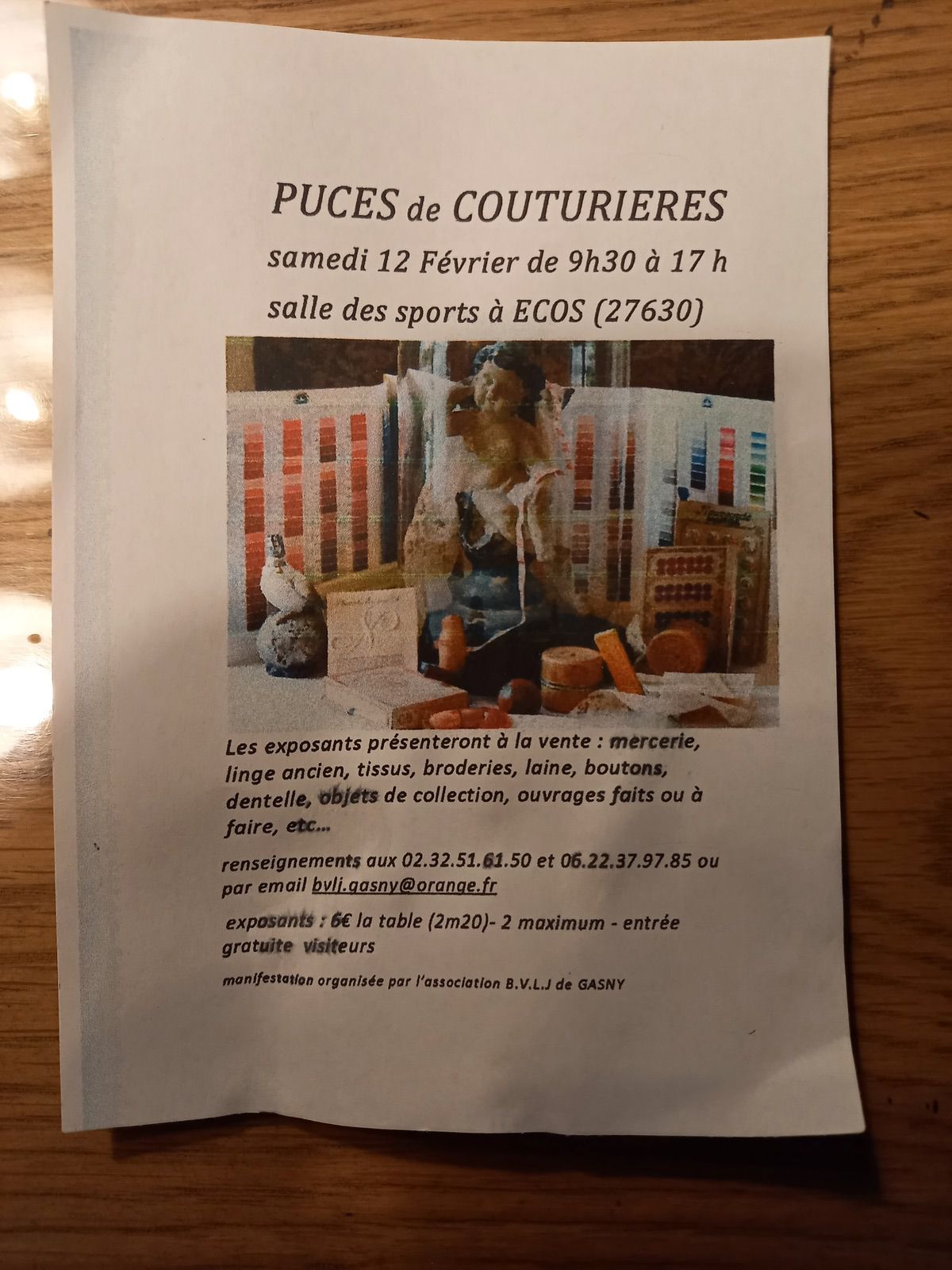 DIMANCHE 12 FEVRIER 2022 &gt; UNE PUCE DES COUTURIÈRES 