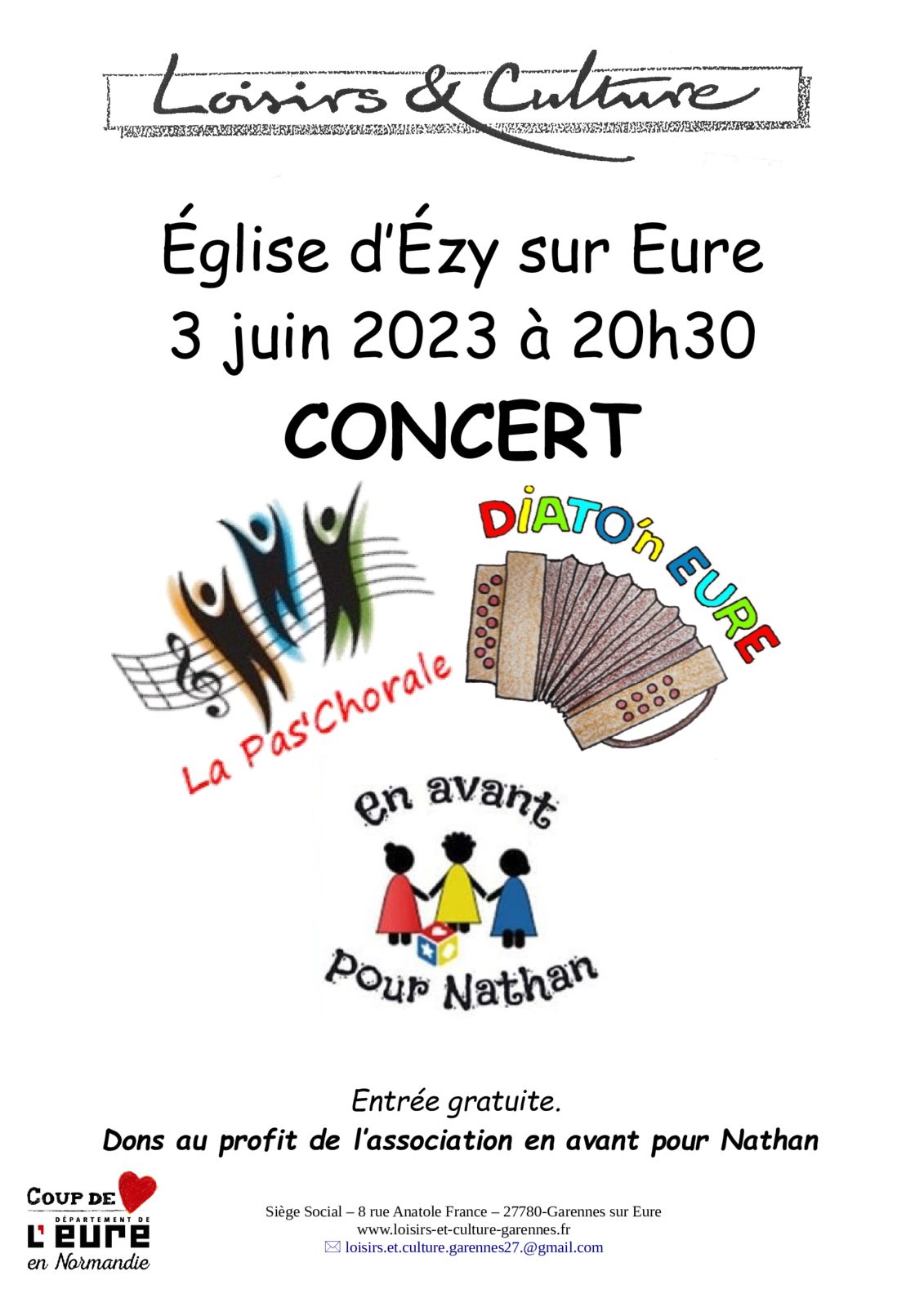 Une idée de sortie le 3 juin 2023 à EZY SUR EURE