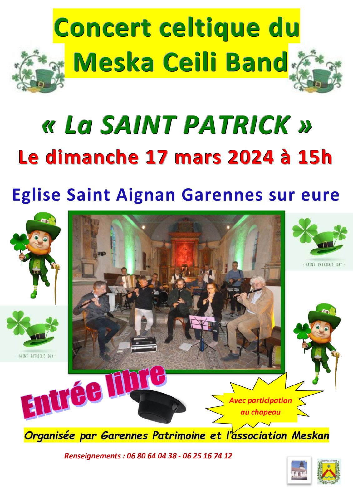 dimanche 17 mars à l'église de Garennes 