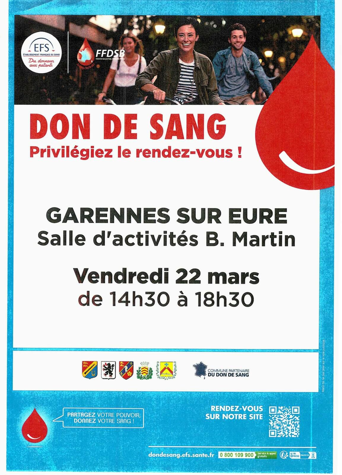 Le vendredi 22 mars 2024, à GARENNES SUR EURE.